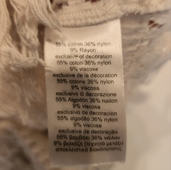 Stella & Dot Kids Crochet Coverup Off White Sheer One Size - Picture 9 of 12